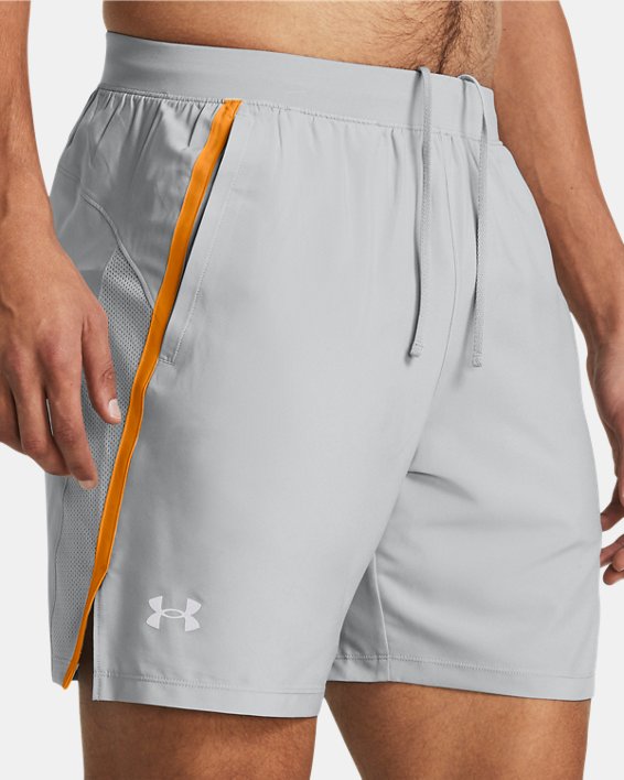 Men's UA Launch 7" Shorts, Gray, pdpMainDesktop image number 3